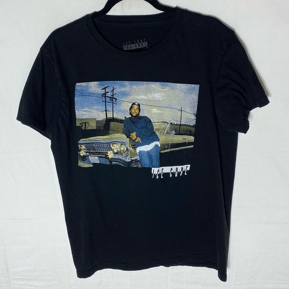 Ice Cube Black Cotton Graphic Tee T Shirt M